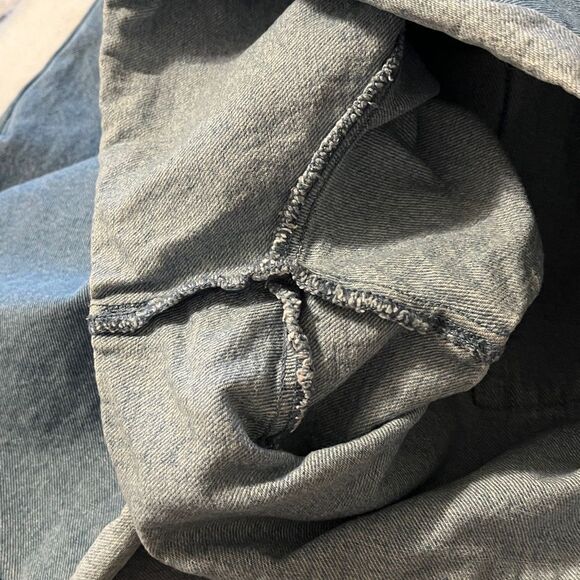 Show Me Your Mumu Reno Denim Romper in Blue Stream Size XXL - Picture 14 of 15